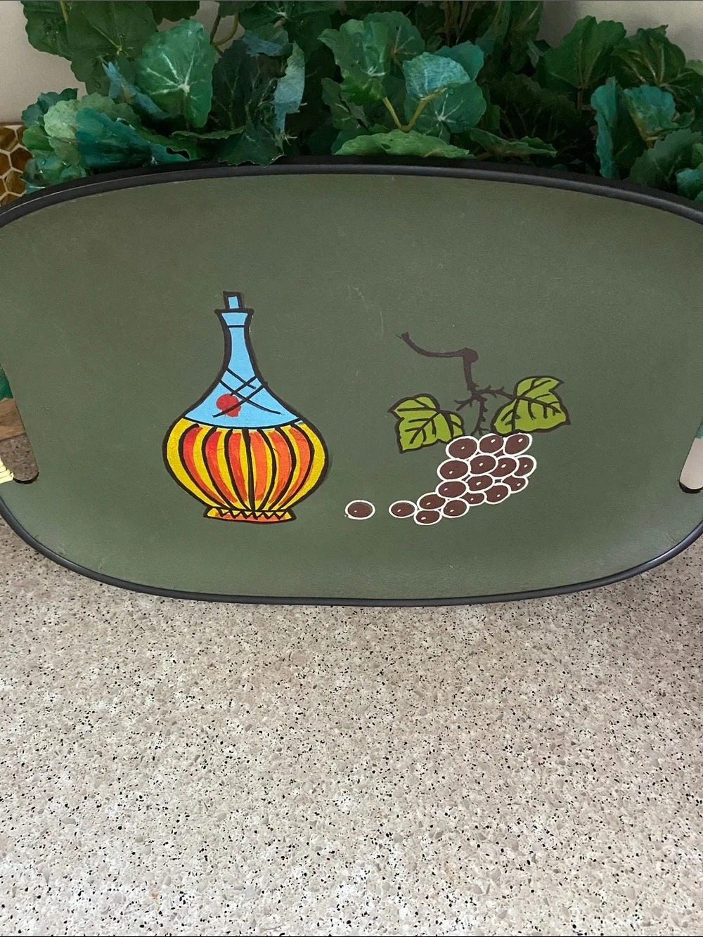 Vintage 1960’s Mid-Century Modern Barware Tray